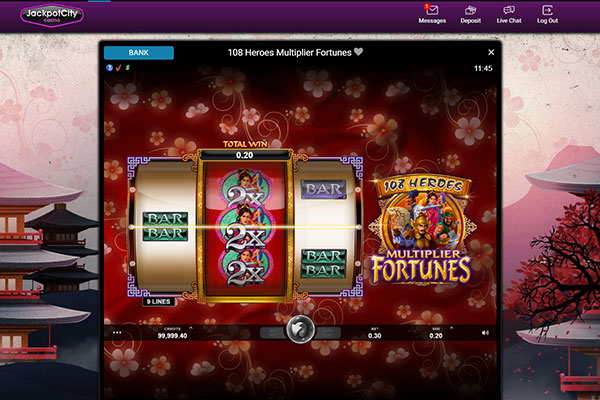 Jackpot City screenshot