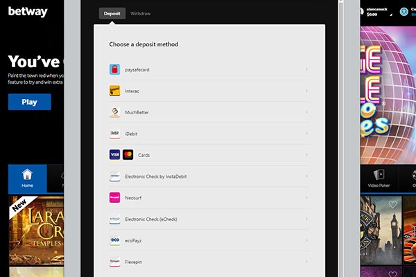 Betway screenshot