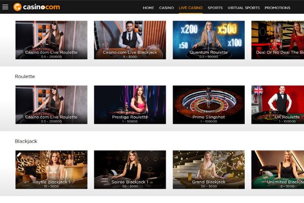 Casino.com screenshot