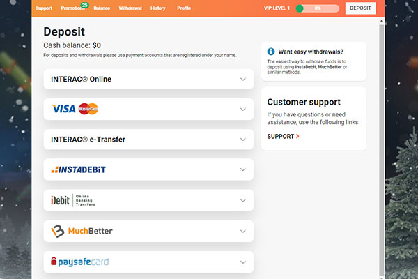 LeoVegas screenshot