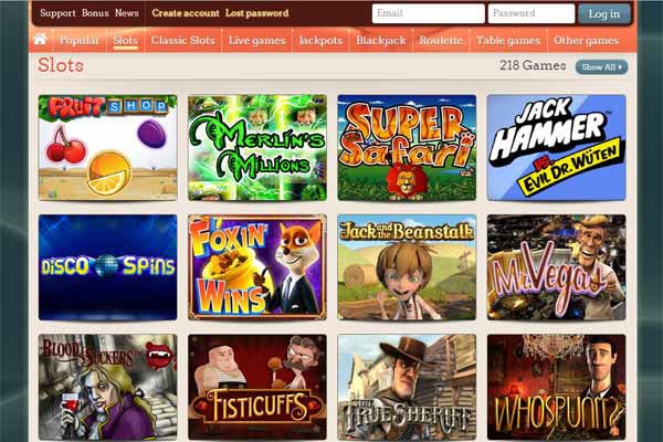 LeoVegas screenshot