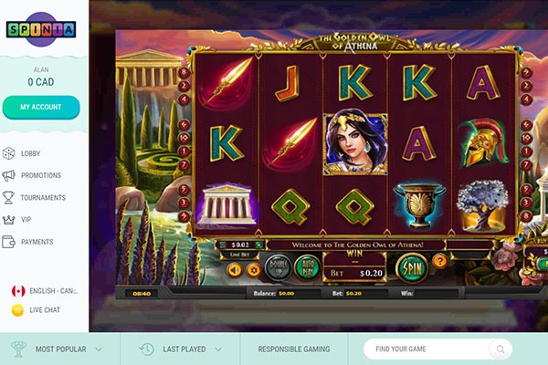 Spinia screenshot