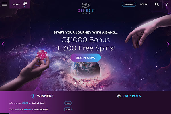 Genesis Casino screenshot