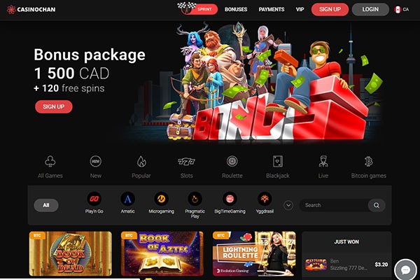 CasinoChan screenshot