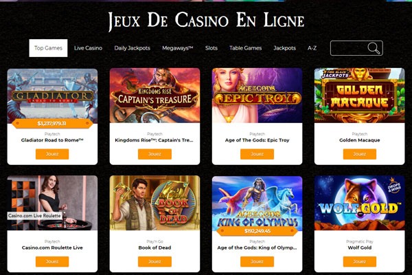 Casino.com screenshot