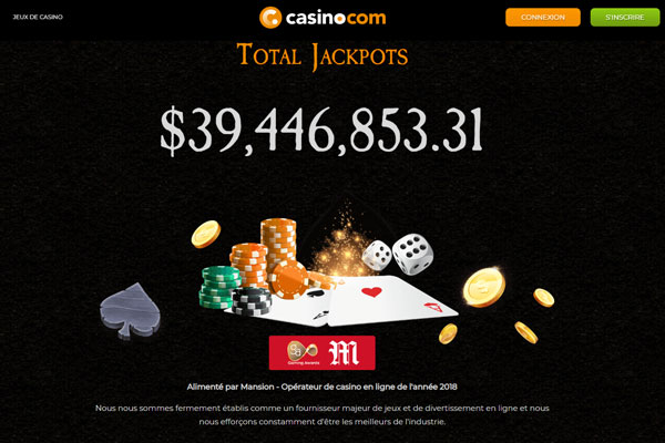 Casino.com screenshot